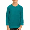 New Boy's Lake Green Raglan Pullover Kids/BOY Boys