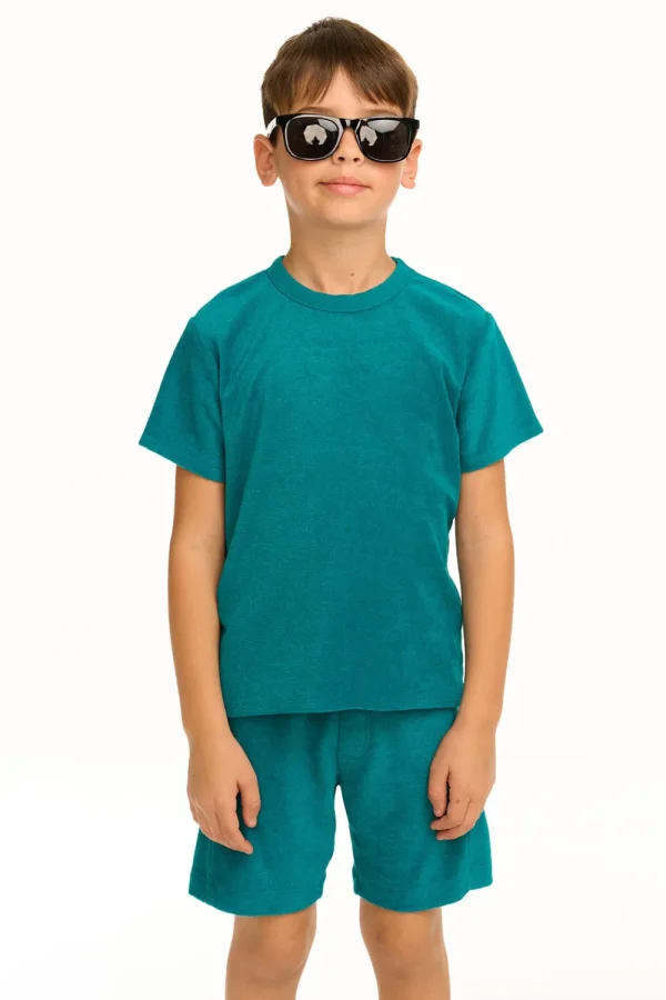 Best Boy's Lake Green Terry Cloth Tee Kids/BOY Boys