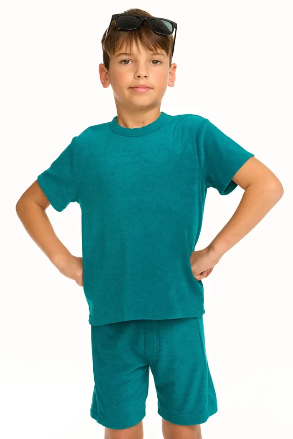 Best Boy's Lake Green Terry Cloth Tee Kids/BOY Boys