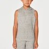 Outlet Boys Linen French Terry Sleeveless Muscle Pullover Hoodie Kids/BOY Boys