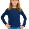Flash Sale Boys Thermal Long Sleeve Henley Kids/BOY Boys
