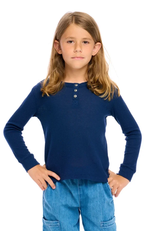 Flash Sale Boys Thermal Long Sleeve Henley Kids/BOY Boys
