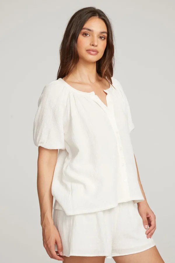 Best Sale Brentwood White Blouse Women Loungewear | Tops