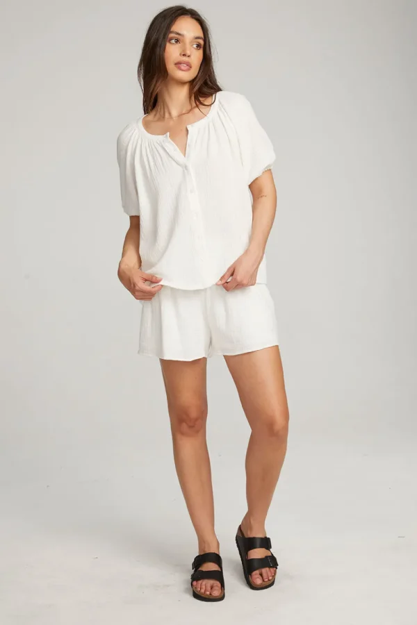 Best Sale Brentwood White Blouse Women Loungewear | Tops