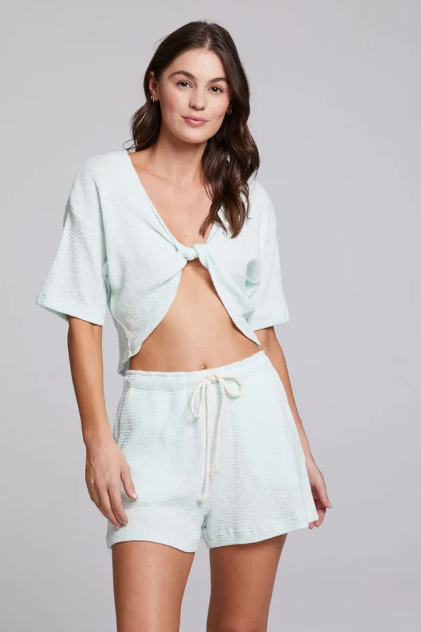 Outlet Bria Aqua Glass Tee Women Loungewear | Tops
