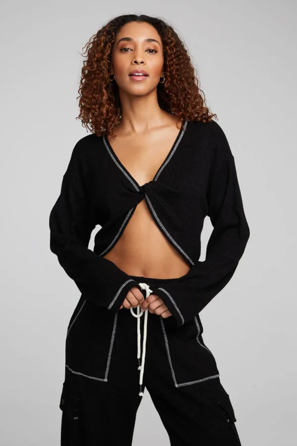 Best Sale Briaa Shadow Black Long Sleeve Tee Women Loungewear | Tops