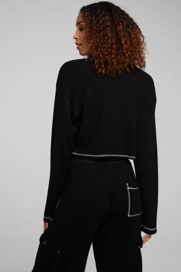Best Sale Briaa Shadow Black Long Sleeve Tee Women Loungewear | Tops