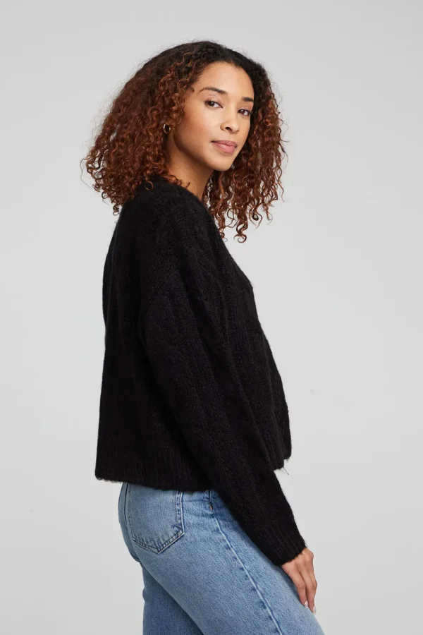 Online Bridge Black Onyx Cardigan Women Loungewear | Tops