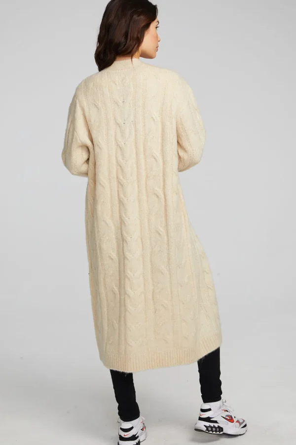 New Bridge Macaroon Long Cardigan Women Outerwear | Loungewear