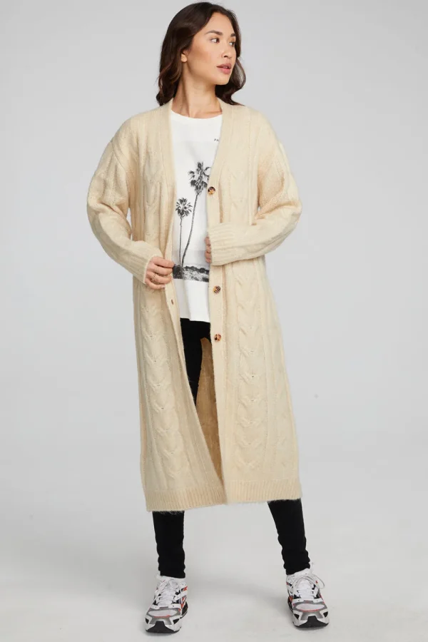 New Bridge Macaroon Long Cardigan Women Outerwear | Loungewear