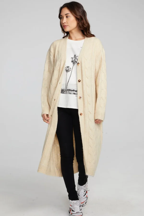 New Bridge Macaroon Long Cardigan Women Outerwear | Loungewear