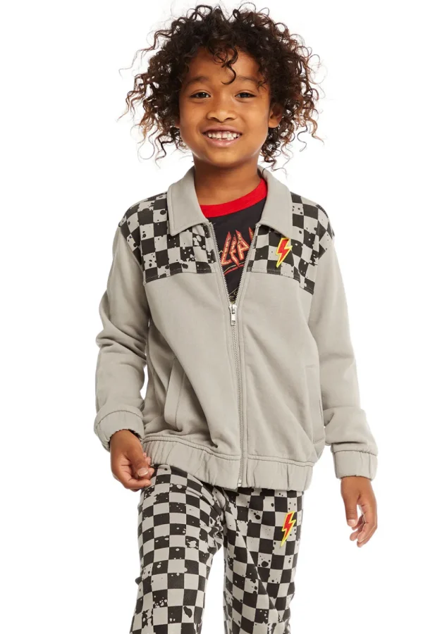 Cheap Brody Splatter Checker Jacket Kids/BOY Boys