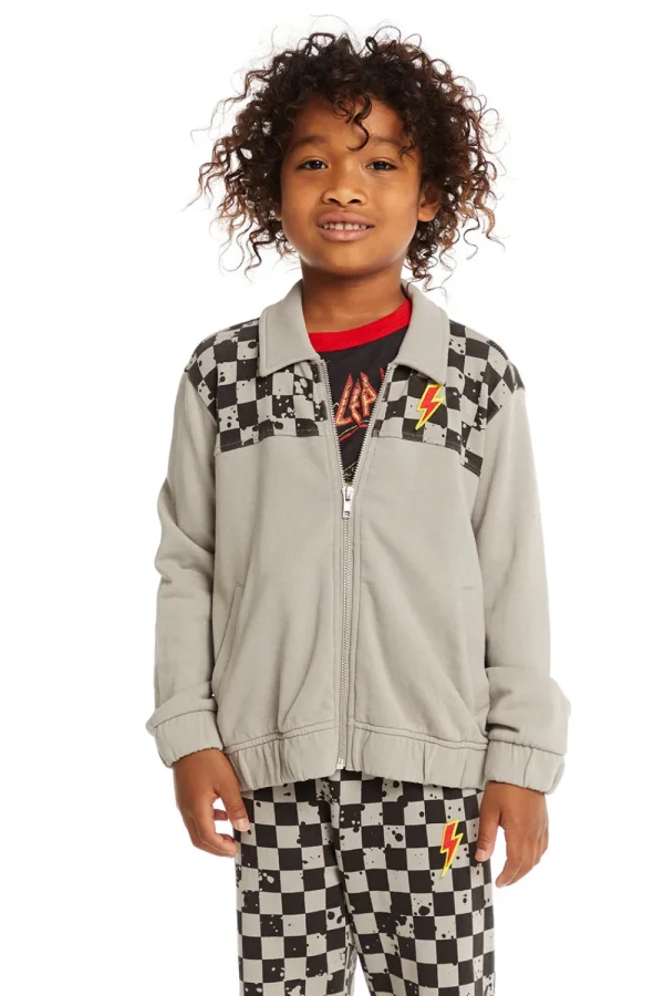 Cheap Brody Splatter Checker Jacket Kids/BOY Boys