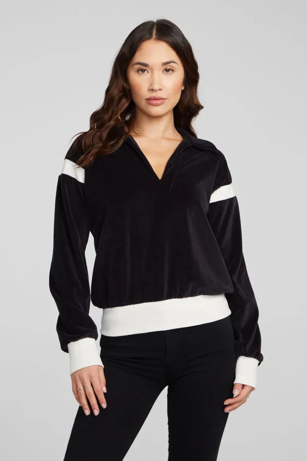 Discount Brooke Shadow Black Blouse Women Loungewear | Tops