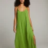 Flash Sale Bull Piquant Green Maxi Dress Women Loungewear | Dresses