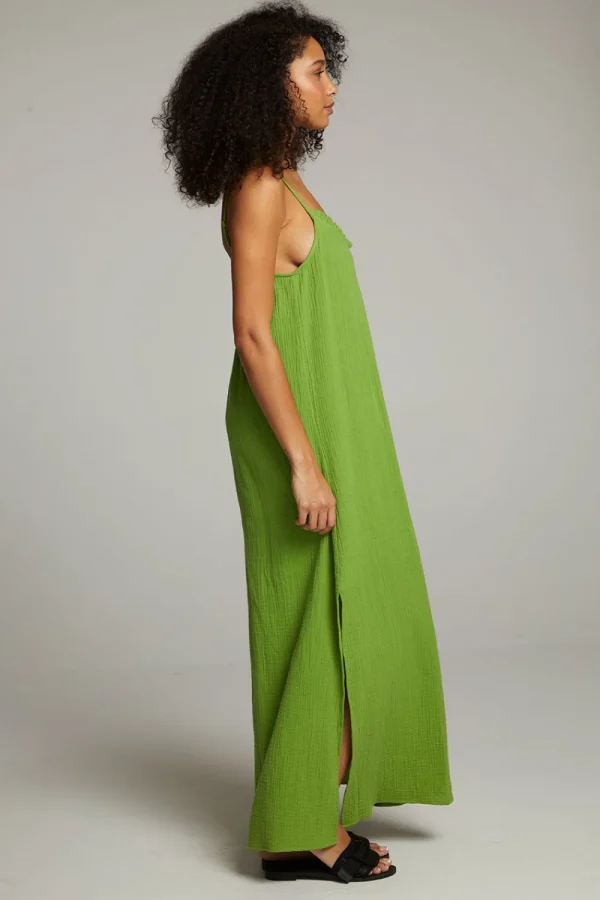 Flash Sale Bull Piquant Green Maxi Dress Women Loungewear | Dresses
