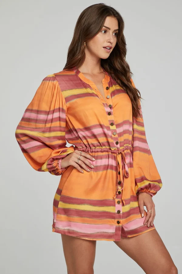 Best Sale Cabrillo Mini Dress - Sunset Stripe Women Loungewear | Dresses