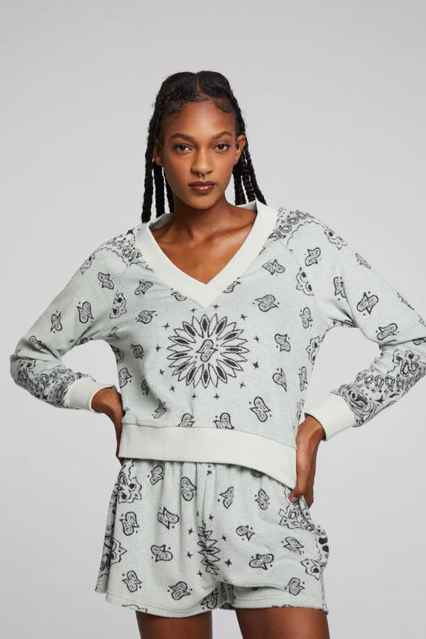 Clearance Cali Matcha Bandana Tee Women Loungewear | Tops