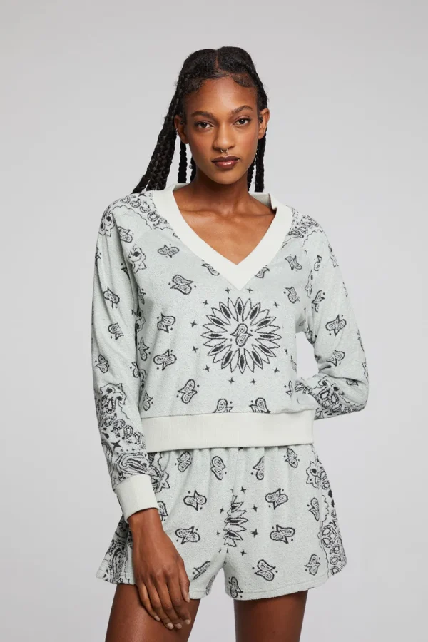 Clearance Cali Matcha Bandana Tee Women Loungewear | Tops