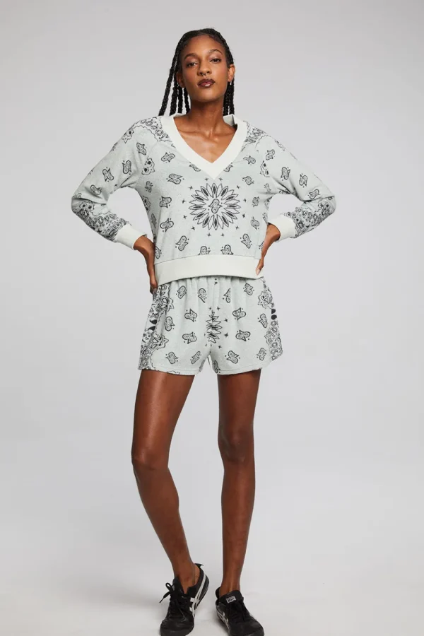 Clearance Cali Matcha Bandana Tee Women Loungewear | Tops