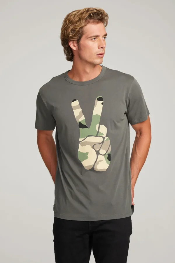 Clearance Camo Peace Mens Tee Tops