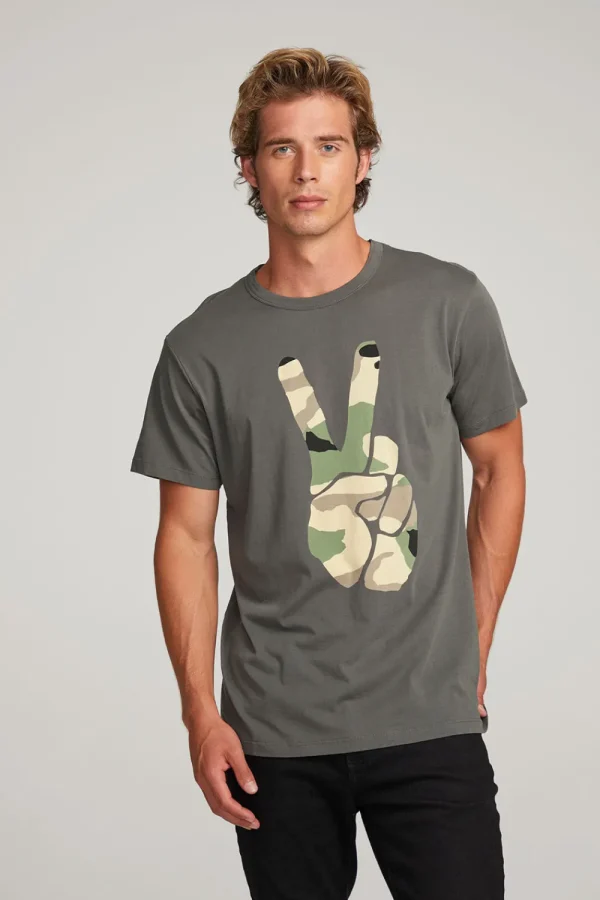 Clearance Camo Peace Mens Tee Tops