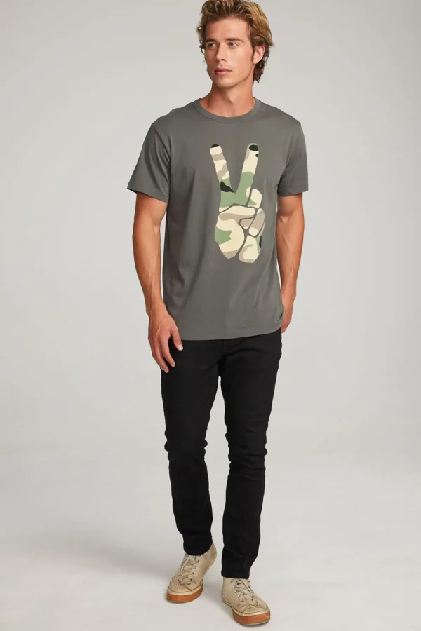 Clearance Camo Peace Mens Tee Tops