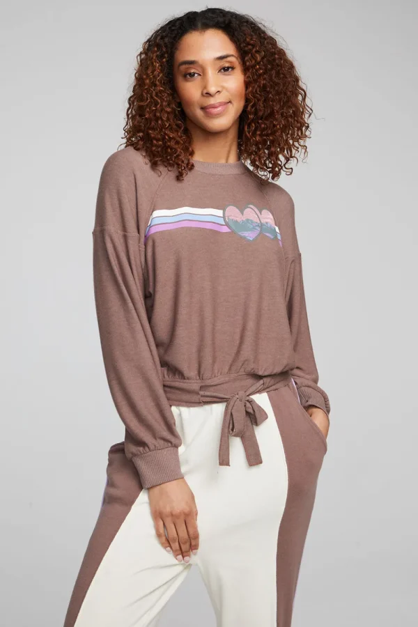 Cheap Camping Hearts Top Women Loungewear | Graphics