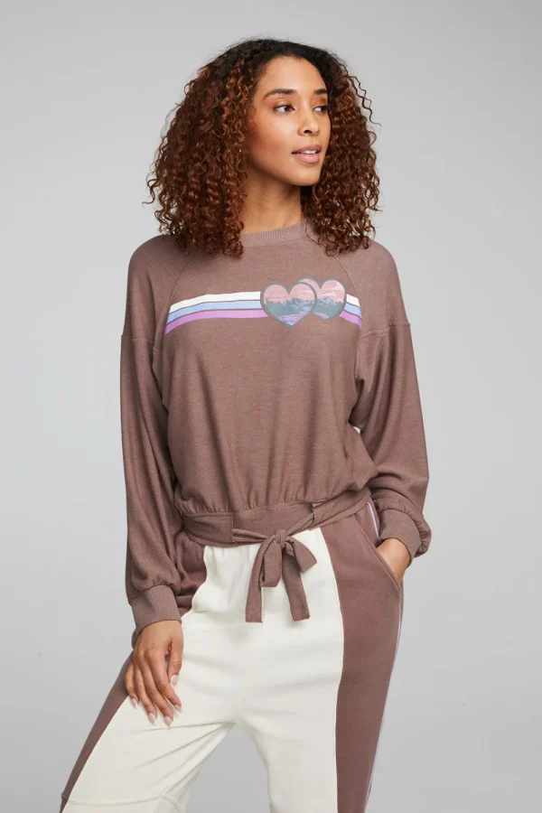 Cheap Camping Hearts Top Women Loungewear | Graphics