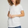 Best Cap Sleeve Crew Neck Tee Women Tops