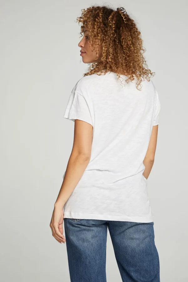 Best Cap Sleeve Crew Neck Tee Women Tops