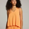 Sale Carmel Tangerine Tank Top Women Loungewear | Tops