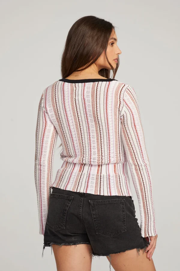 Outlet Carmela Canyon Stripe Cardigan Women Outerwear | Loungewear