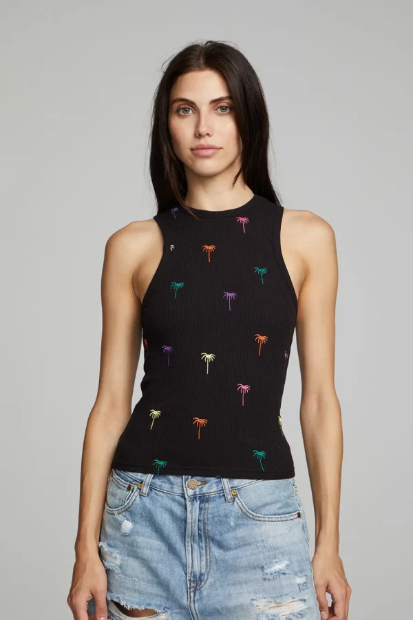 Best Carnaby Tank Top Palm Print Women Loungewear | Tops