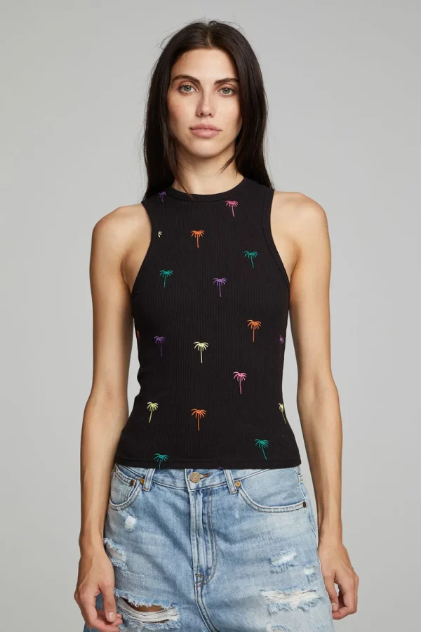 Best Carnaby Tank Top Palm Print Women Loungewear | Tops