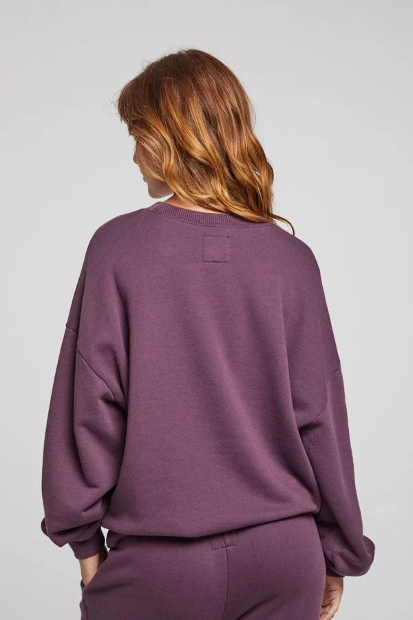 Discount Casbah Plum Perfect Pullover Women Loungewear | Tops