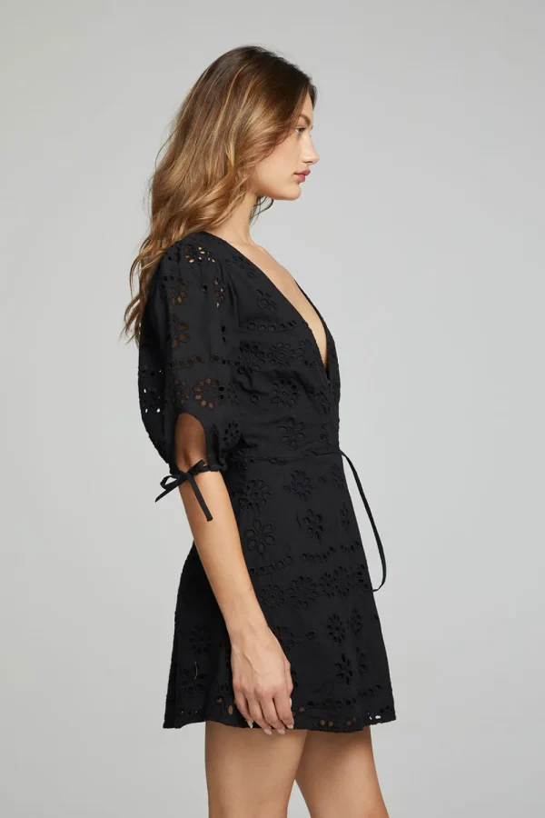New Cassia Mini Dress - Black Onyx Women Loungewear | Dresses