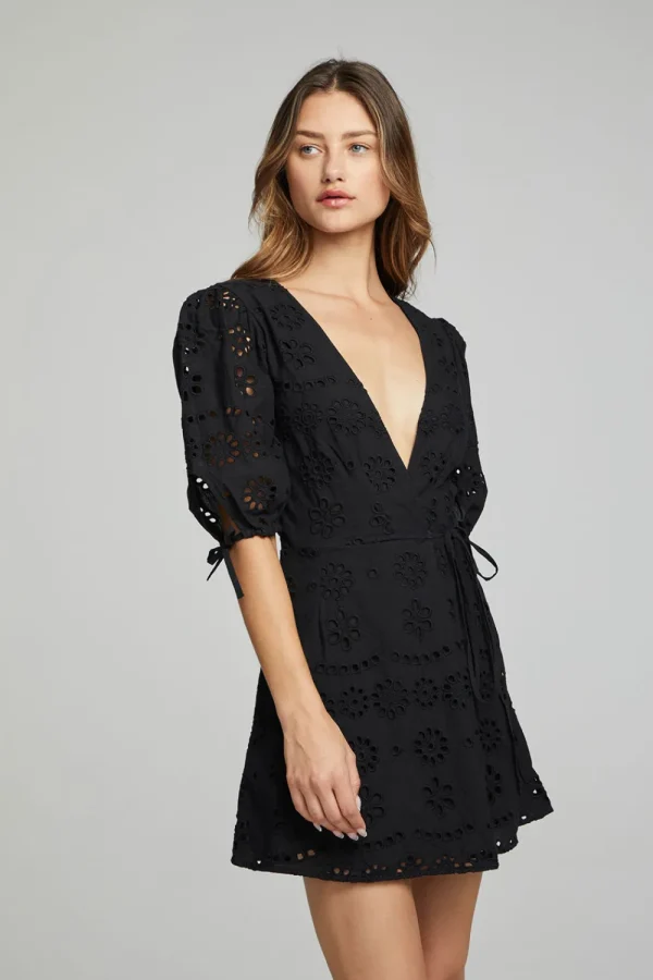New Cassia Mini Dress - Black Onyx Women Loungewear | Dresses