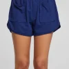 Clearance Cetara French Blue Shorts Women Loungewear | Bottoms