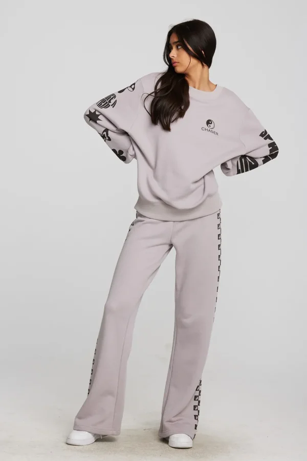 Shop Checkered Yin Yang Hearts Women Graphics | Tops
