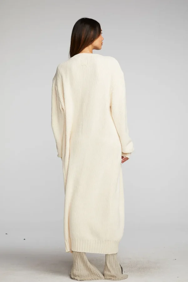 Discount Chenille Sweater Knit Button Down Long Cardigan Women Outerwear | Loungewear