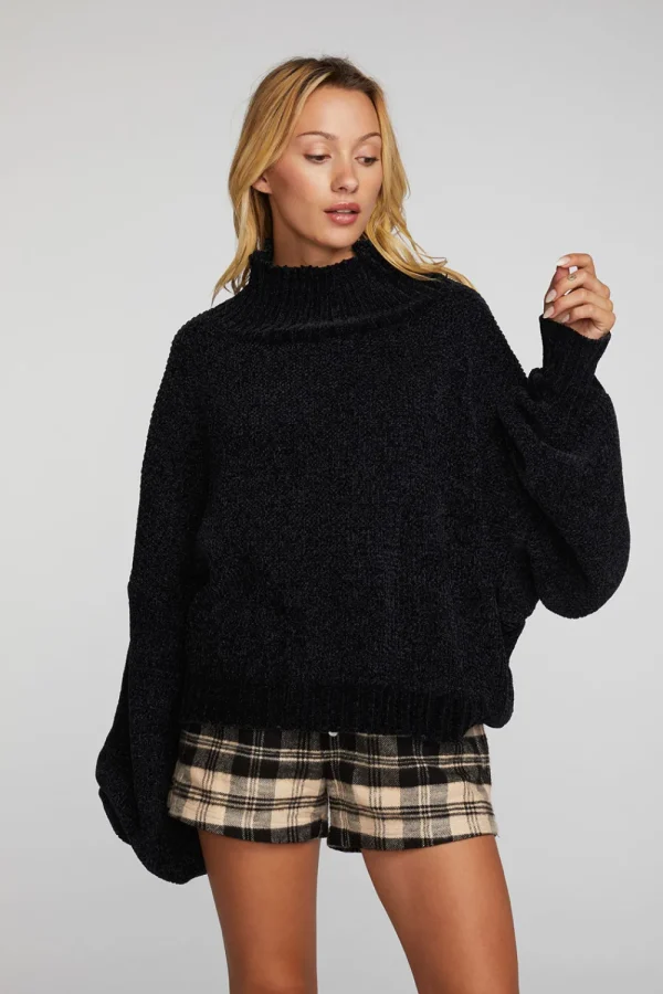 Online Chenille Sweater Knit Turtleneck Women Tops | Outerwear