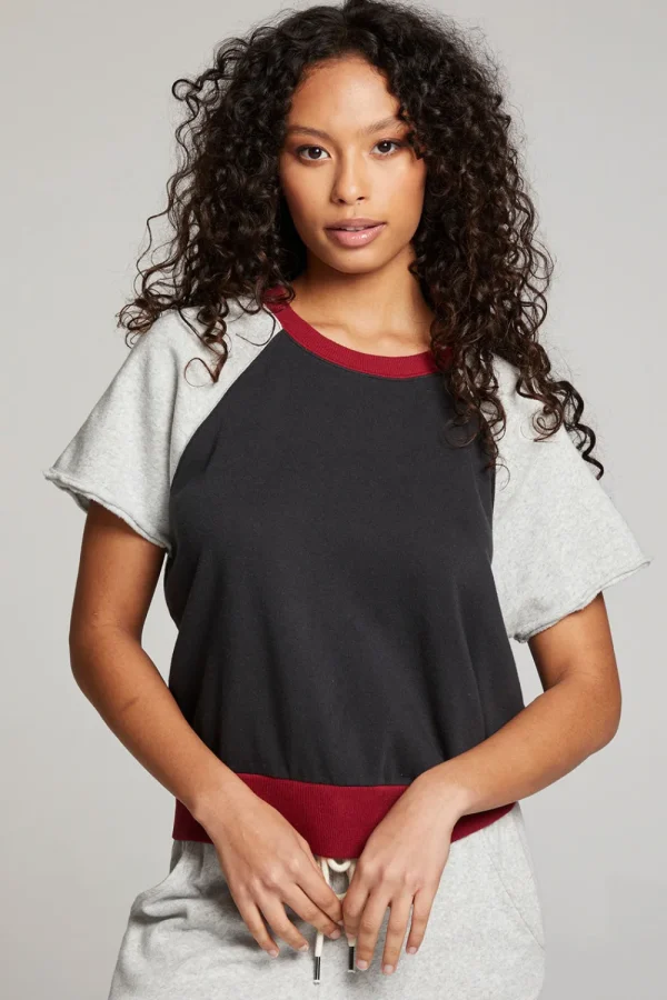 Cheap Cheyenne Fire Color Block Pullover Women Loungewear | Tops