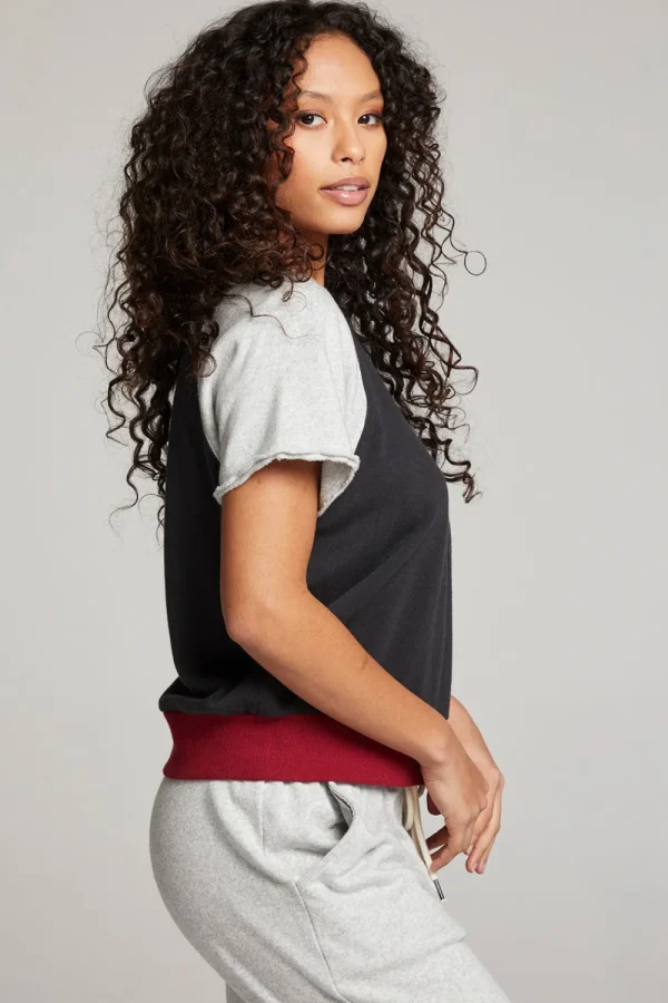 Cheap Cheyenne Fire Color Block Pullover Women Loungewear | Tops
