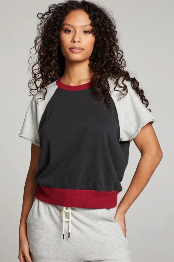 Cheap Cheyenne Fire Color Block Pullover Women Loungewear | Tops