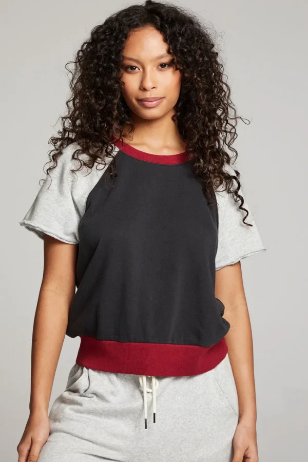 Cheap Cheyenne Fire Color Block Pullover Women Loungewear | Tops
