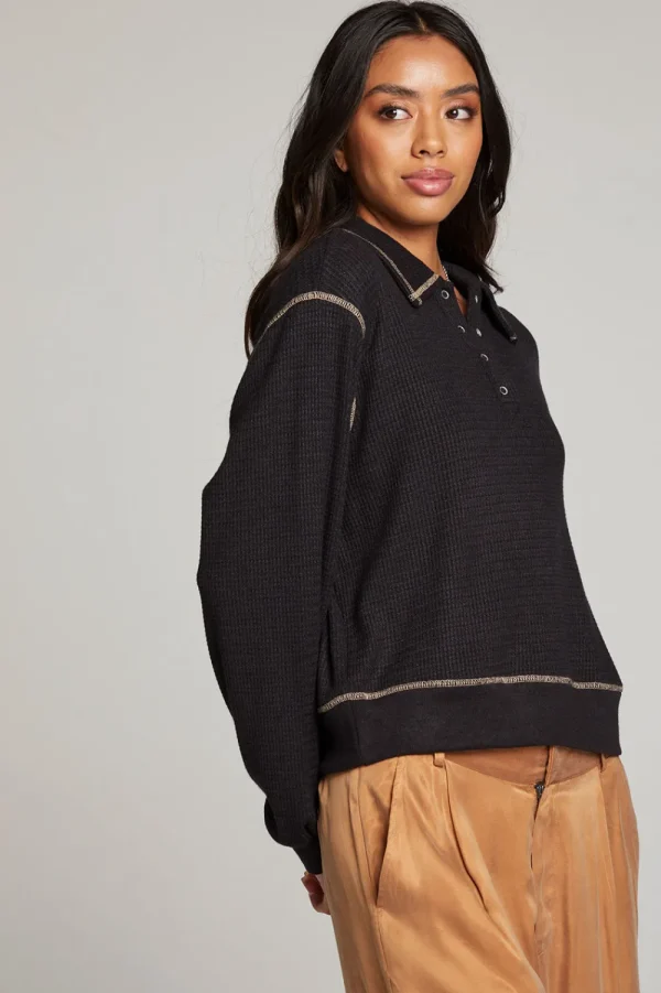 Cheap Church Licorice Long Sleeve Women Loungewear | Tops