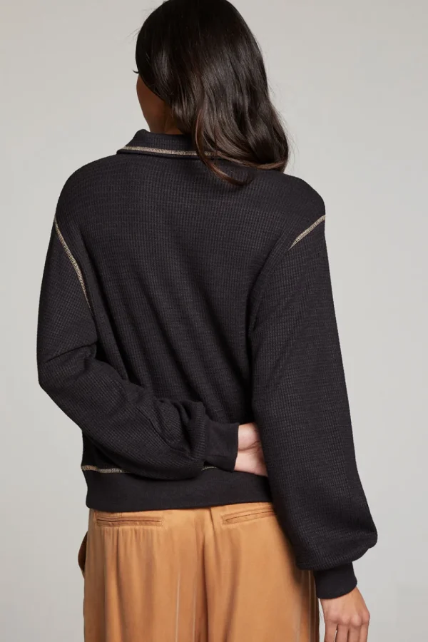 Cheap Church Licorice Long Sleeve Women Loungewear | Tops