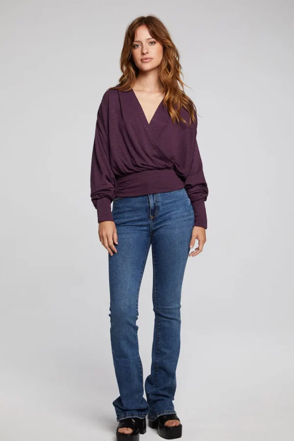 Fashion City Plum Perfect Blouse Women Loungewear | Tops