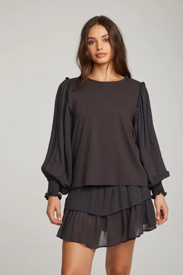 Shop Clyde Licorice Blouse Women Loungewear | Tops